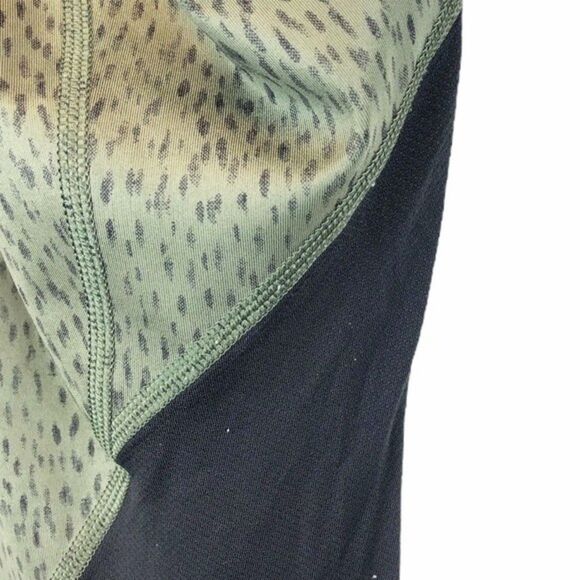 Lululemon 6 Run Inspire Crop II Dottie Dash Green - Picture 10 of 13